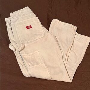 Dickies Cream Ankle & Cropped Jeans